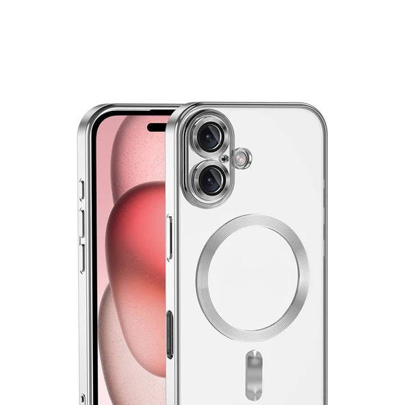 iPhone 17 Kross Magneticsafe Kapak - Gümüş - Resim 2