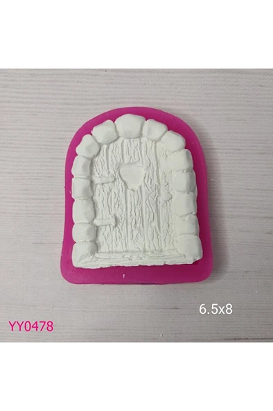 YY0478 Kenarı Taşlı Oval Kapı Silikon Kalıp ürün görseli 1