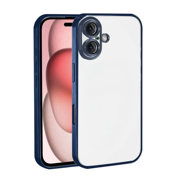 iPhone 17 Kamera Korumalı Lensli Silikon - Lacivert ürün görseli 1