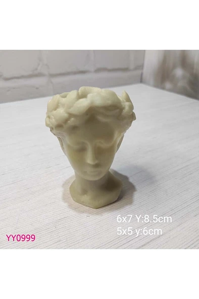 YY0999 Helen Büst Saksı Silikon Kalıp ürün görseli 1