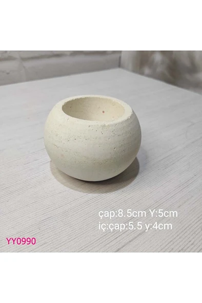 YY0990 Yuvarlak Saksı Silikon Kalıp ürün görseli 1