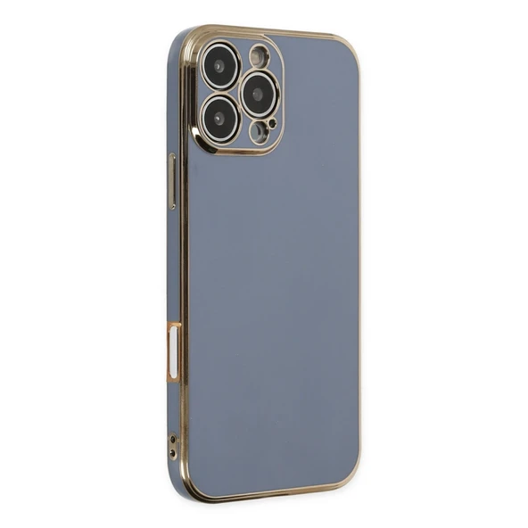 iPhone 16 Pro Kılıf Volet Silikon - Mavi ürün görseli 1