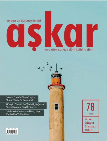 Aşkar Dergi 78.Sayı Nisan-Mayıs-Haziran 2026 ürün görseli 1