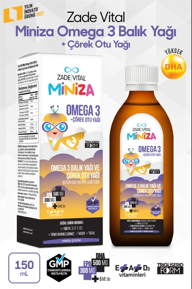 Zade Vital Omega + Çörek Otu Yağı 150 ml ürün görseli 1