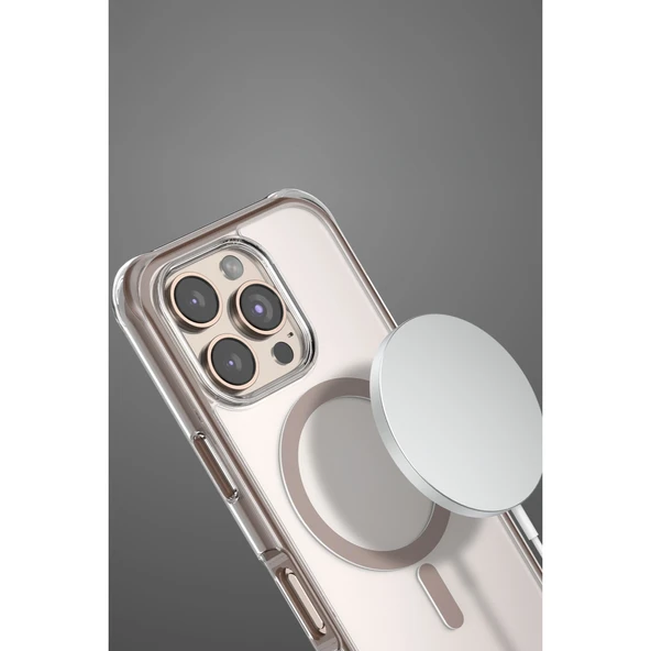 iPhone 16 Pro Max Hulk Magsafe Kapak - Beyaz - Resim 4