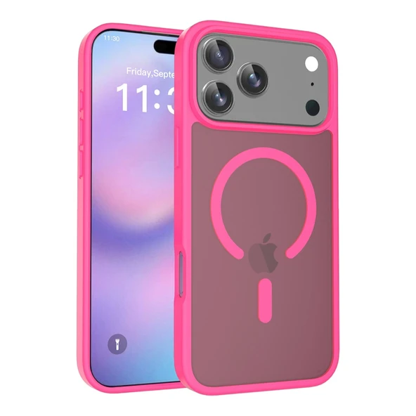 iPhone 17 Pro Max Jota Magsafe Kapak - Rose ürün görseli 1