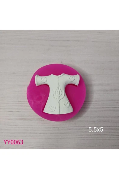 YY0063 Lale Desenli Kaftan Silikon Kalıp ürün görseli 1