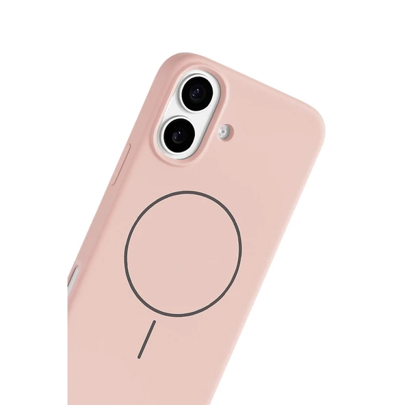 iPhone 17 Jully Magsafe Kapak - Pudra - Resim 4