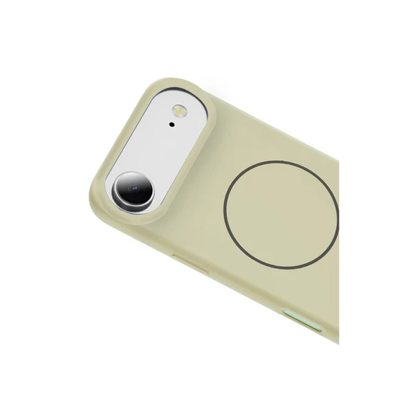 iPhone 17 Air Jully Magsafe Kapak - Bej - Resim 4