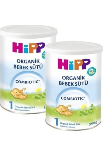 Hipp 1 Organik Combiotik Bebek Sütü 350 gr 2 Adet ürün görseli 1