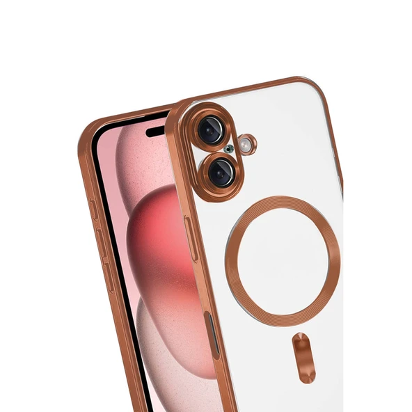 iPhone 17 Kross Magneticsafe Kapak - Turuncu - Resim 3
