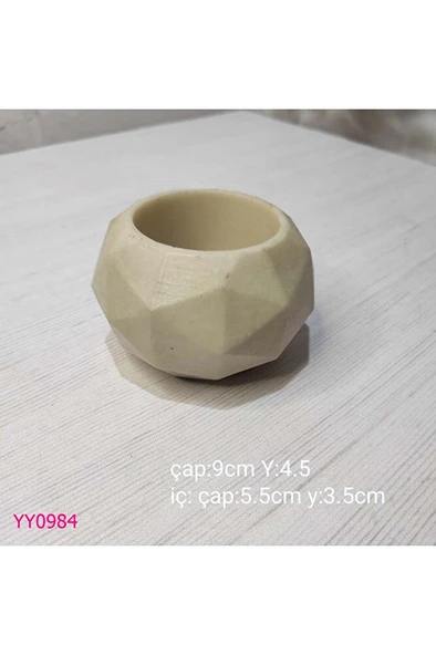 YY0984 Geometrik Saksı Silikon Kalıp ürün görseli 1