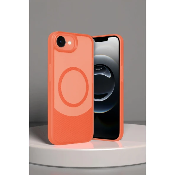 iPhone 16e Kılıf Maya Karbon Kapak - Mürdüm - Resim 2