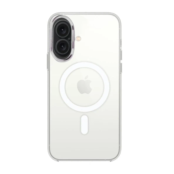 iPhone 16 Plus Kılıf Pc Real Magsafe Kapak - Şeffaf ürün görseli 1