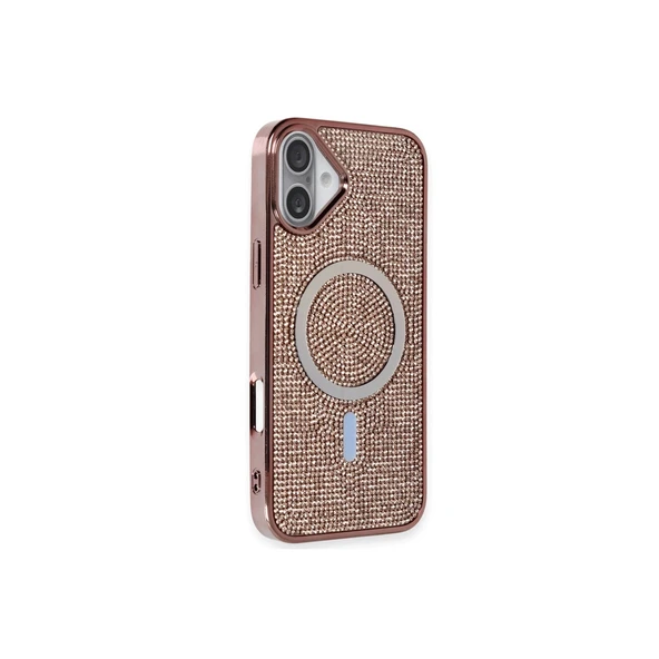 iPhone 16 Plus Kılıf Helen Magsafe Kapak - Pembe - Resim 2