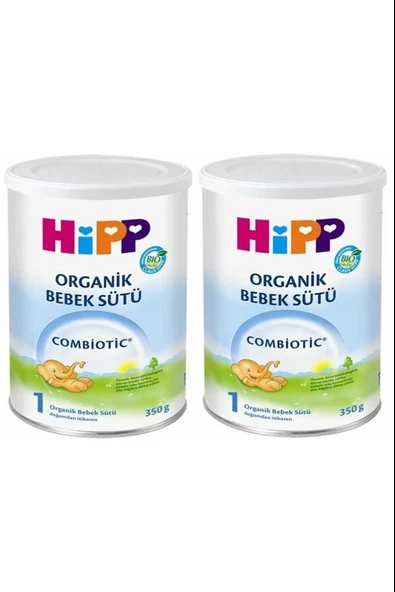 Hipp 1 Organik Combiotik Bebek Sütü 350 gr 2 Adet ürün görseli 1