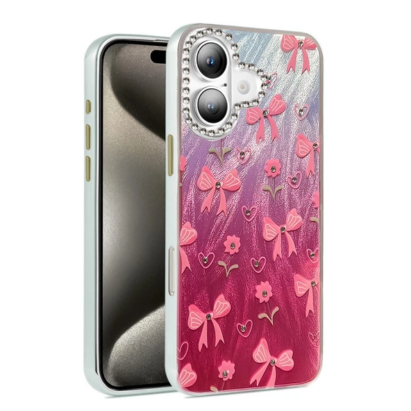 iPhone 16 Plus Kılıf Blade Aynalı Desenli Kapak - Desen 3 ürün görseli 1