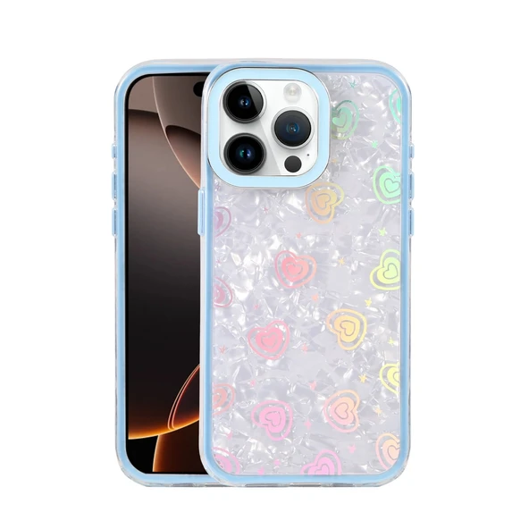 iPhone 16 Pro Lumi Desenli Kapak - Mavi ürün görseli 1