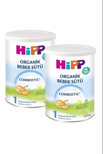 Hipp 1 Organik Combiotik Bebek Sütü 350 gr 2 Adet ürün görseli 1