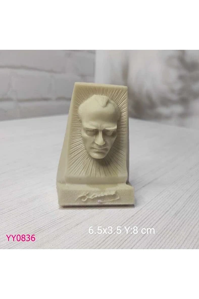 YY0836 Atatürk Kabartmalı Silikon Kalıp ürün görseli 1