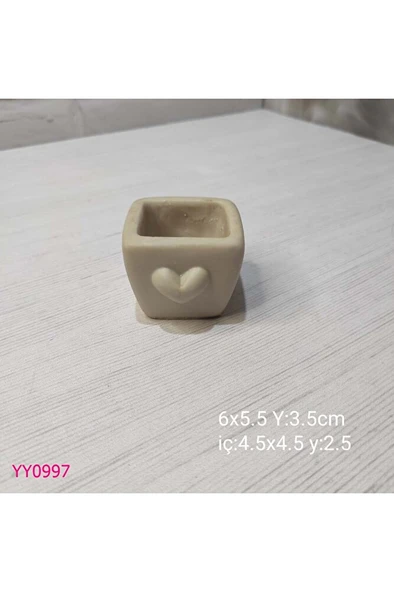 YY0997 Kalpli Mini Saksı Silikon Kalıp ürün görseli 1