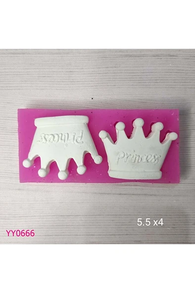 YY0666 Prenses Taç Silikon Kalıp ürün görseli 1