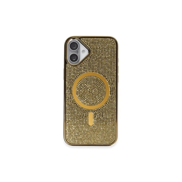 iPhone 16 Plus Kılıf Helen Magsafe Kapak - Gold ürün görseli 1