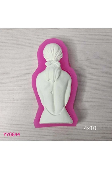 YY0644 Sırtı Dekolteli Arkası Dönük Kadın Silikon Kalıp ürün görseli 1