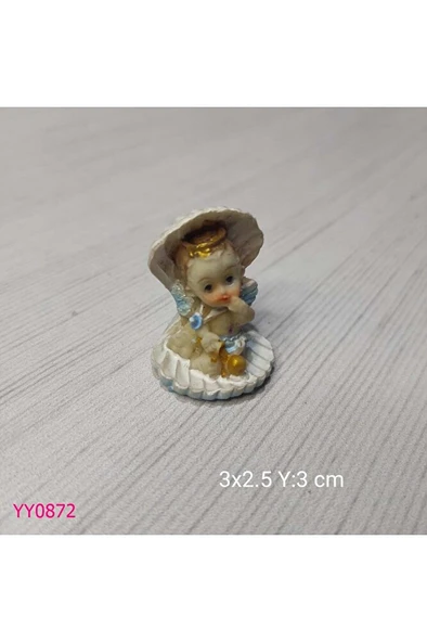 YY0872 İnci İçinde Melek Silikon Kalıp ürün görseli 1