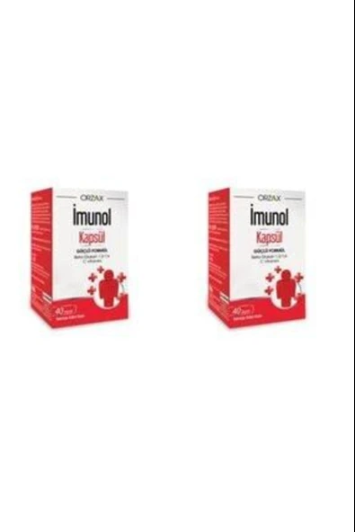 İmunol 40 Kapsül 2 Adet ürün görseli 1