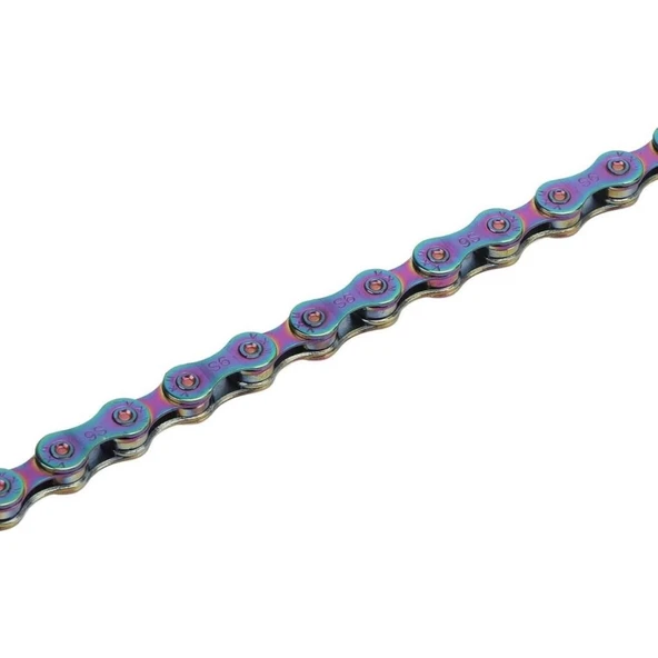 9 lu MTB Bisiklet Zincir İNDEX Rainbow PASLANMAZ - Resim 4
