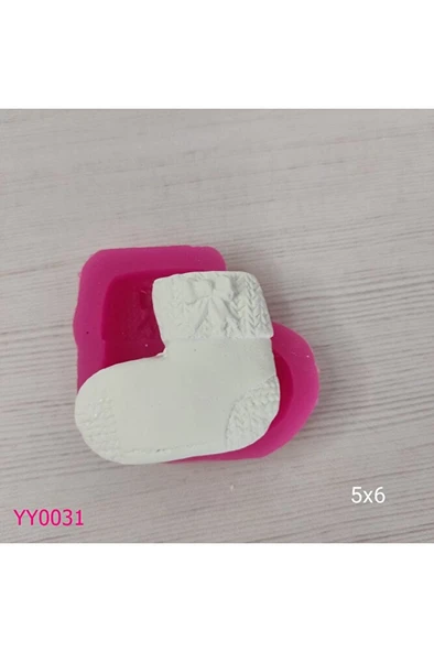 YY0031 Yılbaşı Noel Çorap Silikon Kalıp ürün görseli 1