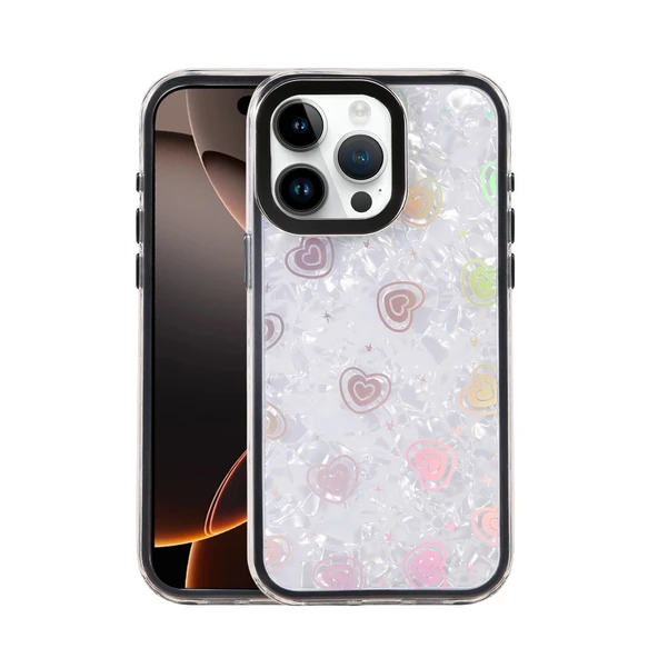 iPhone 16 Pro Lumi Desenli Kapak - Siyah ürün görseli 1