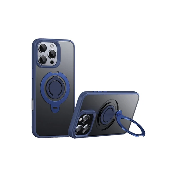 iPhone 16 Pro Max Avatar 360 Dönen Magsafe Kapak - Lacivert ürün görseli 1