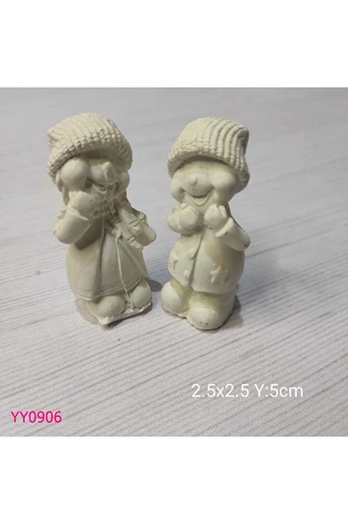 YY0906 Kışlık Kıyafetli Erkek Kız Silikon Kalıp ürün görseli 1