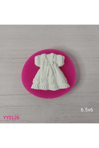 YY0126 Fiyonklu Bebek Elbisesi Silikon Kalıp ürün görseli 1