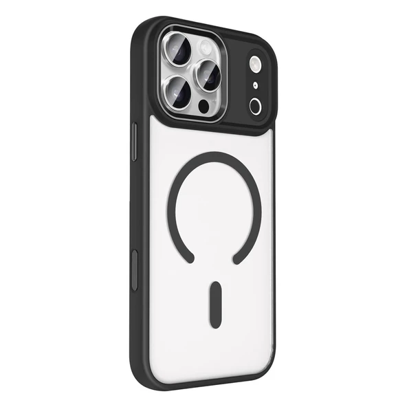 iPhone 17 Pro Max Terea Magsafe Kapak - Siyah - Resim 3