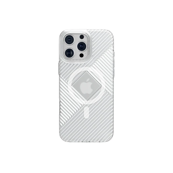 iPhone 16 Pro Max Stella Pc Sert Magsafe Kılıf - Şeffaf - Resim 2