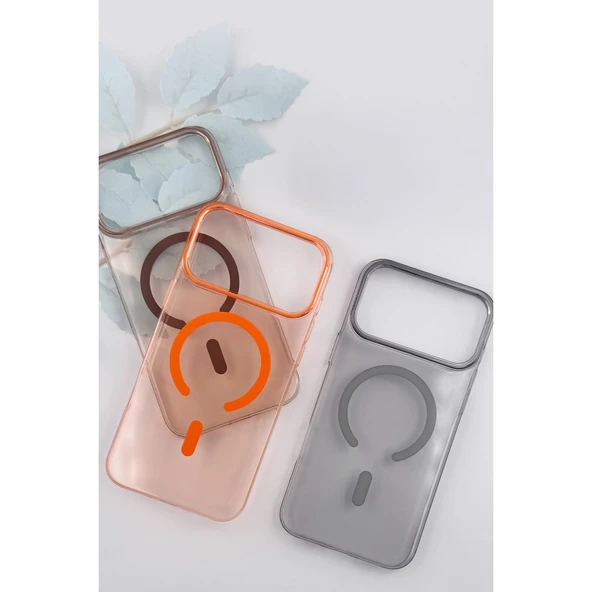 iPhone 17 Pro Pc Blank Magsafe Kapak - Pembe - Resim 2
