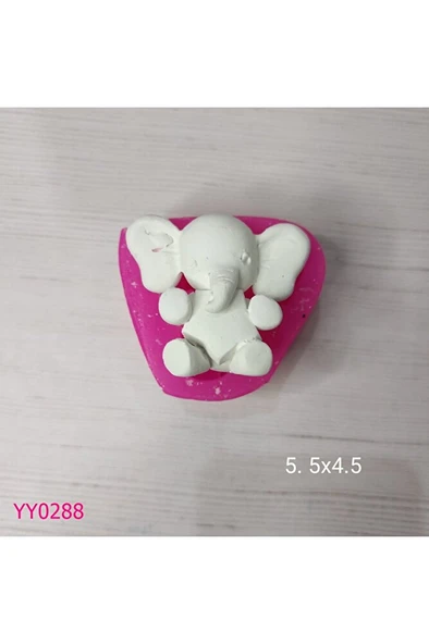 YY0288 Yıldız Tutan Fil Silikon Kalıp ürün görseli 1