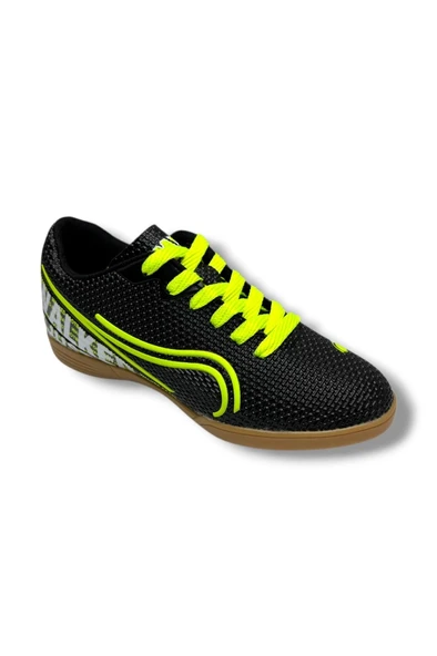 Walked 233-26 Futsal Erkek Salon Futbol Ayakkabı Siyah Sarı ürün görseli 1