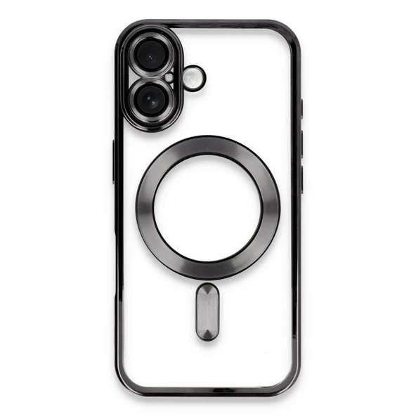 iPhone 16 Plus Kılıf Kross Magneticsafe Kapak - Siyah ürün görseli 1