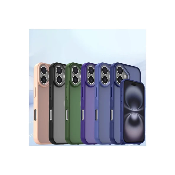 iPhone 16 Kılıf Elegant Kapak - Siyah - Resim 5
