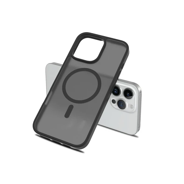 iPhone 16 Pro Jota Magsafe Kapak - Lacivert - Resim 3