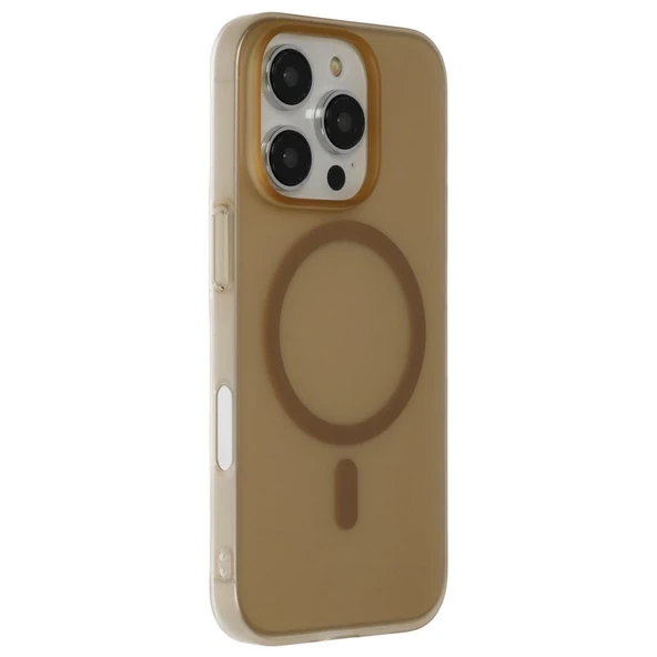 iPhone 16 Pro Max Tuna Pc Slim Magsafe Kapak - Çöl Titanyum ürün görseli 1