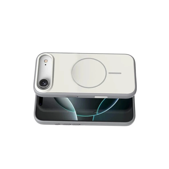 iPhone 17 Air Neva Magsafe Kapak - Gri - Resim 3