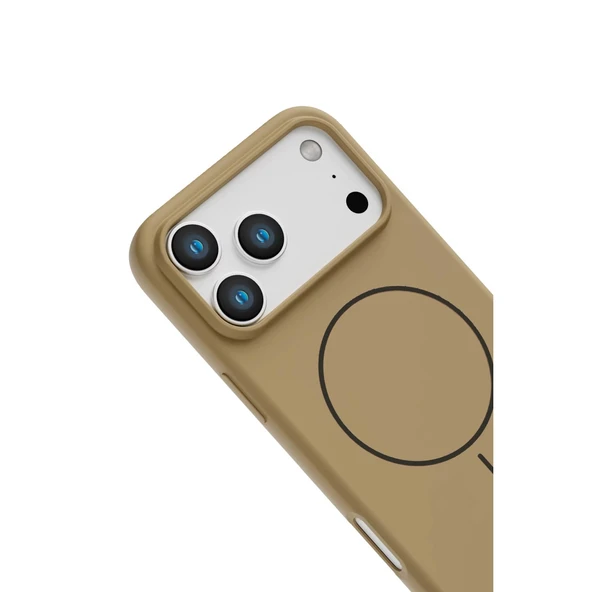 iPhone 17 Pro Jully Magsafe Kapak - Çöl Titanyum - Resim 2