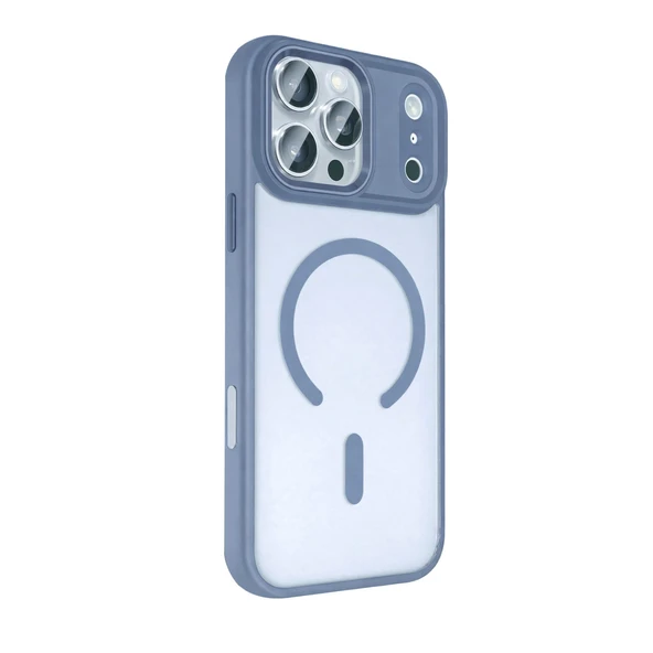 iPhone 17 Pro Max Terea Magsafe Kapak - Açık Mavi - Resim 3