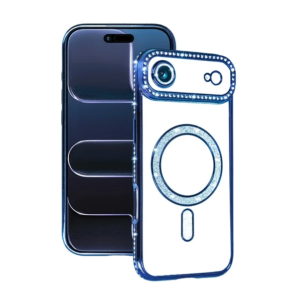 iPhone 17 Air Joke Simli Magneticsafe Kılıf - Mavi ürün görseli 1