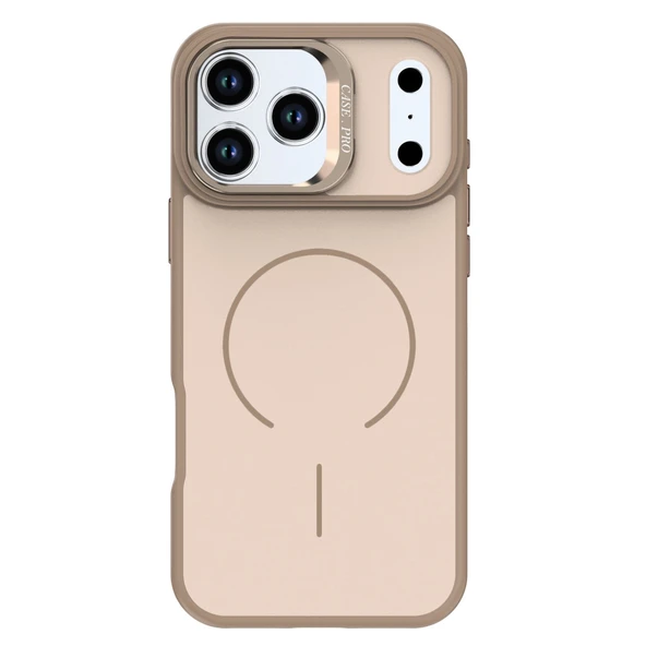 iPhone 17 Pro Max Flexa Magsafe Kapak - Gold - Resim 3